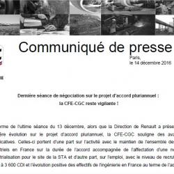 Dernière séance de négociation sur le projet d’accord pluriannuel : la CFE-CGC reste vigilante !