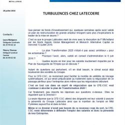 Turbulences chez Latecoere